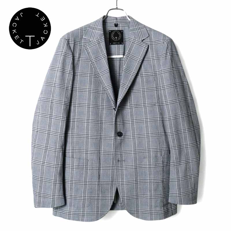 専用 伊・トネッロ T-JACKET チェック柄 サマージャケット L 極美品 2025年最新T-JACKETの人気アイテム - メルカリ