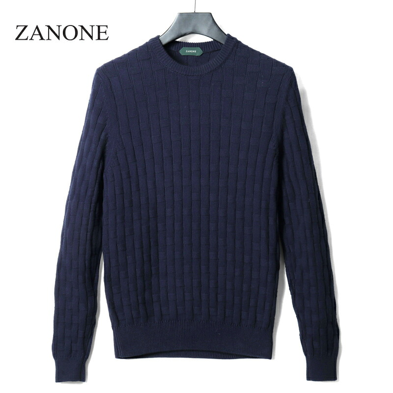 楽天市場】【40%OFF】ZANONE / ザノーネ｜ウールヘリンボーンケーブル