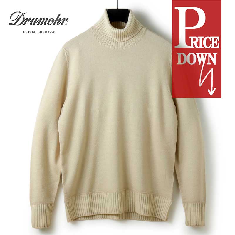 楽天市場】Drumohr / ドルモア｜ガーメントダイウールハイゲージモック