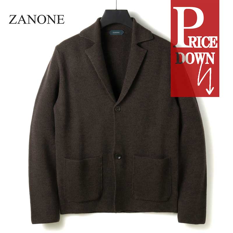 楽天市場】【40%OFF】ZANONE / ザノーネ｜ウールミラノリブCPO型ニット
