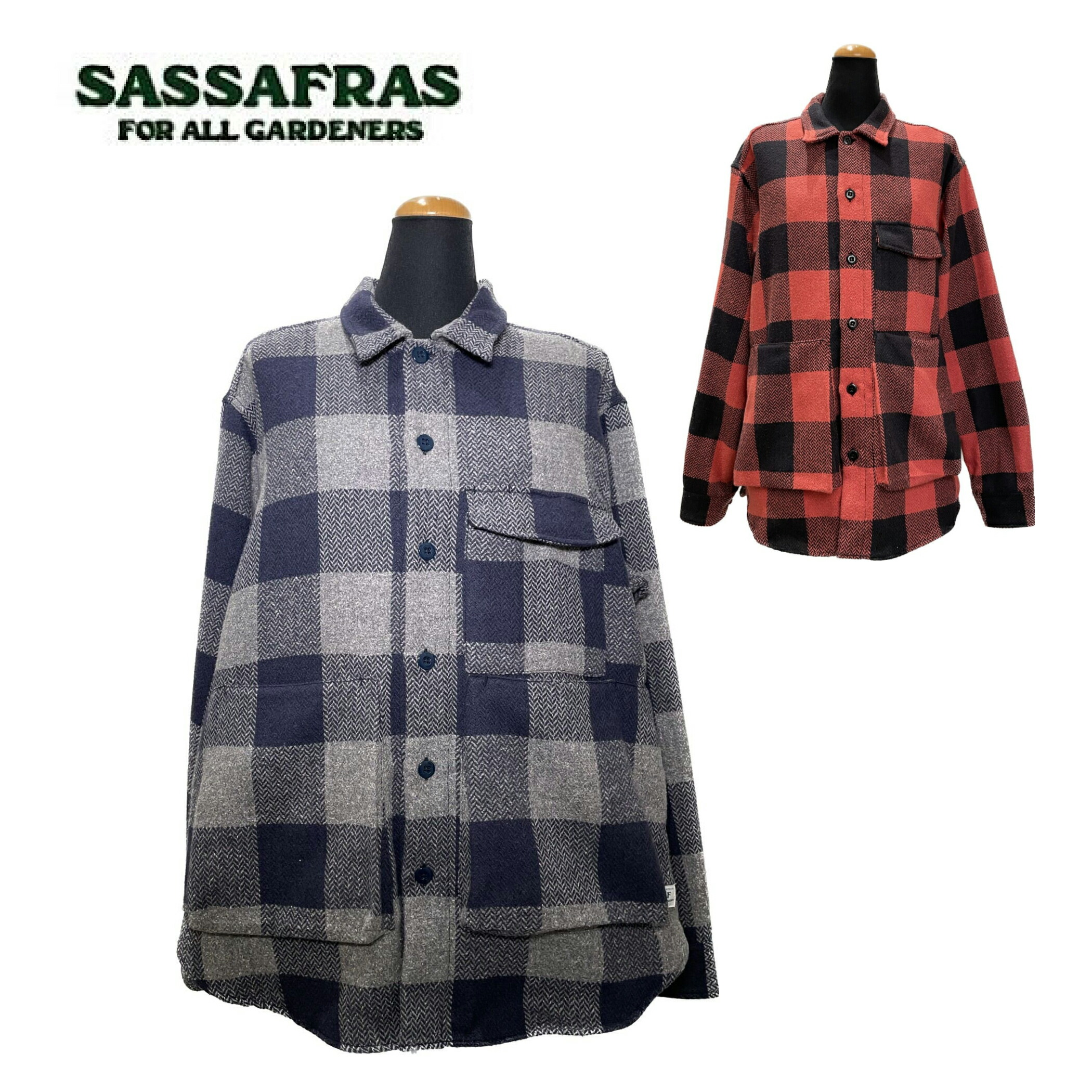 楽天市場】SASSAFRAS / Wheel Barrow Shirt ササフラス ウィールブロー