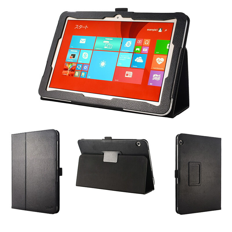 楽天市場 S80 Dynabook Tab ダイナブックタブ Toshiba 東芝 Lサイズ 手帳型 タブレットケース カバー レザー フリップ ダイアリー 二つ折り 革 その他 シンプル 無地 青 0080 スマコレ