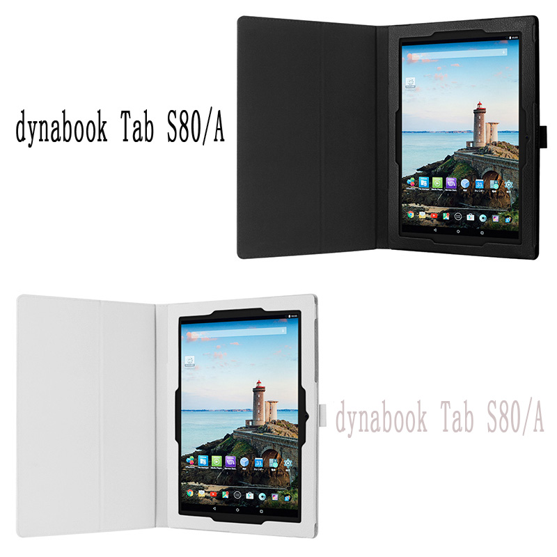 楽天市場 S80 Dynabook Tab ダイナブックタブ Toshiba 東芝 Lサイズ 手帳型 タブレットケース カバー レザー フリップ ダイアリー 二つ折り 革 その他 シンプル 無地 青 0080 スマコレ