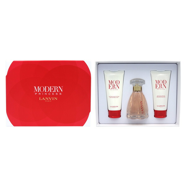 当店限定ポイント5倍 ランバン Lanvin モダン プリンセス 3p コフレセット Edp90ml ボディローション100ml シャワージェル100ml 6508 あす楽対応 お休み中 香水 レディース Ice Org Br