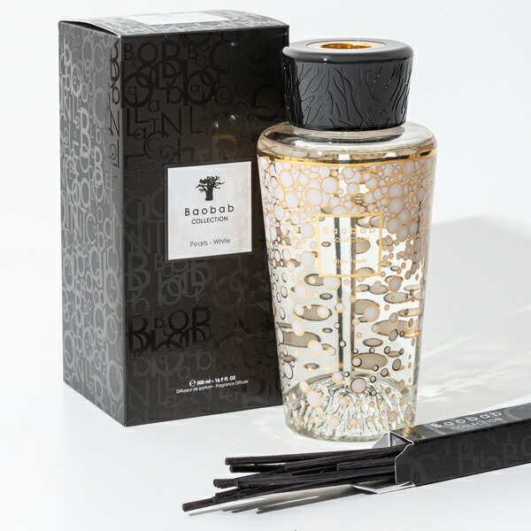 【最大P2倍・最大1500円OFFクーポン】バオバブコレクション Baobab COLLECTION ディフューザー ホワイトパール 500ml (1763)【送料無料】【当日発送_お休み中】【香水 メンズ レディース】