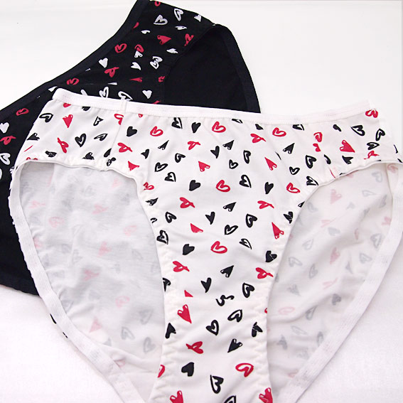 楽天市場 ショーツ ハート 赤 黒 プリントショーツ Mサイズ Lサイズ T S L ウィッシュルーム