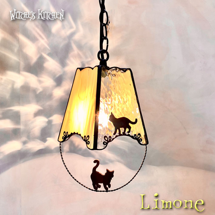 楽天市場】猫 照明 かわいい ペンダントライト ガラス 【 Limone・路地