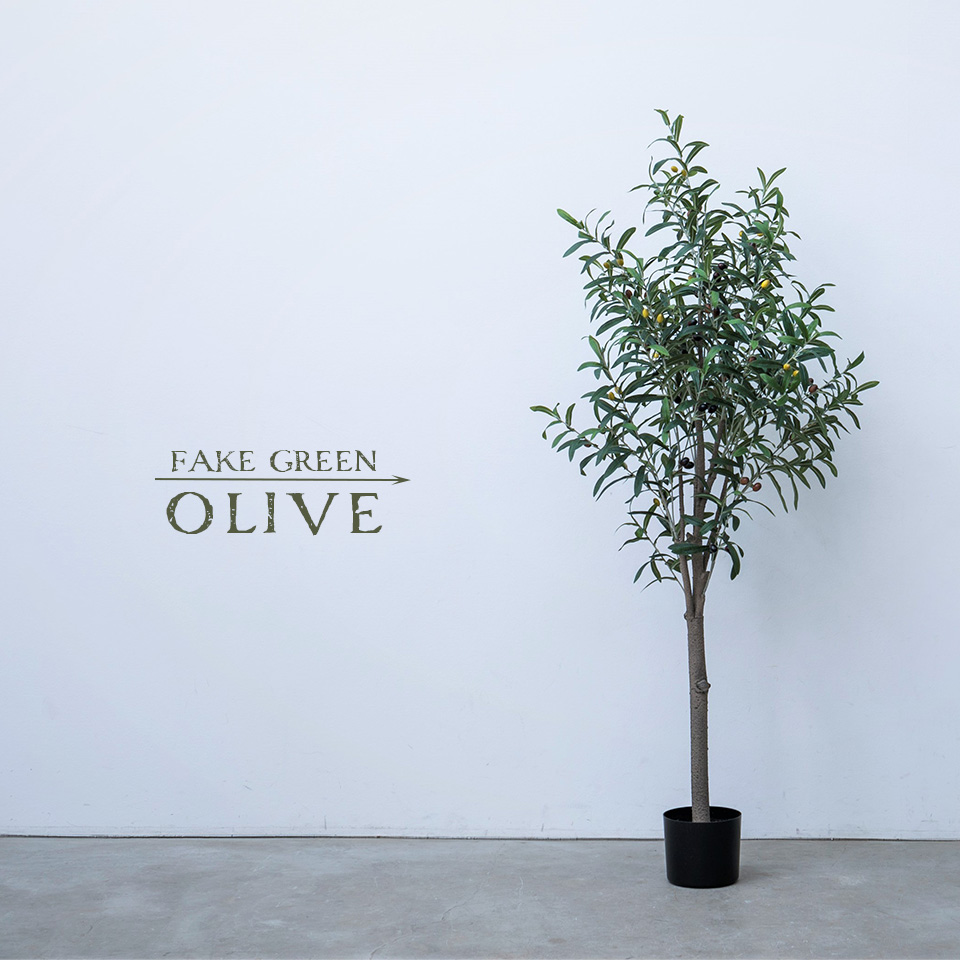 楽天市場 フェイクグリーン オリーヴ 観葉植物 人口植物 造花 Olive グリーン ナチュラル オシャレ 人工観葉植物 玄関お渡し商品 代引き不可 インテリアショップ ウィズプラン