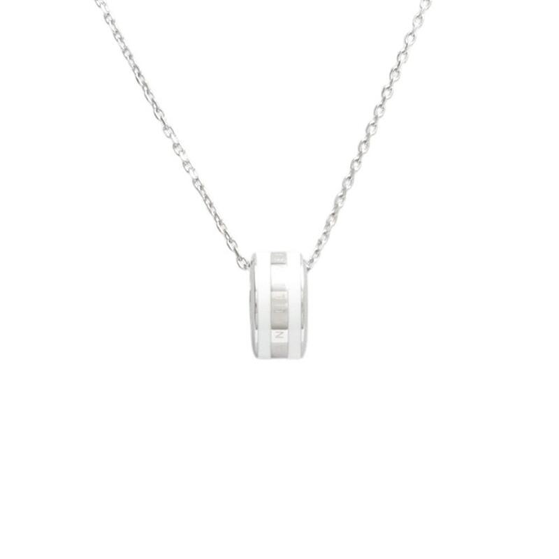 ダニエルウェリントン DANIEL WELLINGTON Emalie Necklace S White ネックレス DW00400304 レディース シルバー ホワイト｜With The Heart
