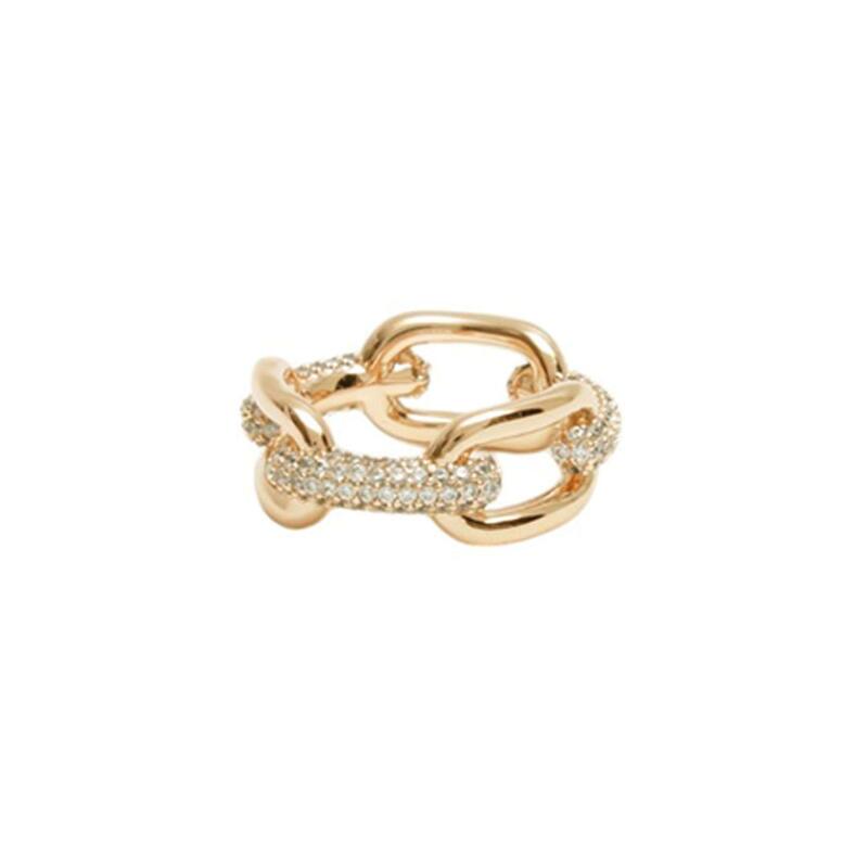 ダニエルウェリントン DANIEL WELLINGTON Crystal Link Ring 68 G 輪っか DW00400605 レディース メンズ ゴールド 輪っか 27号