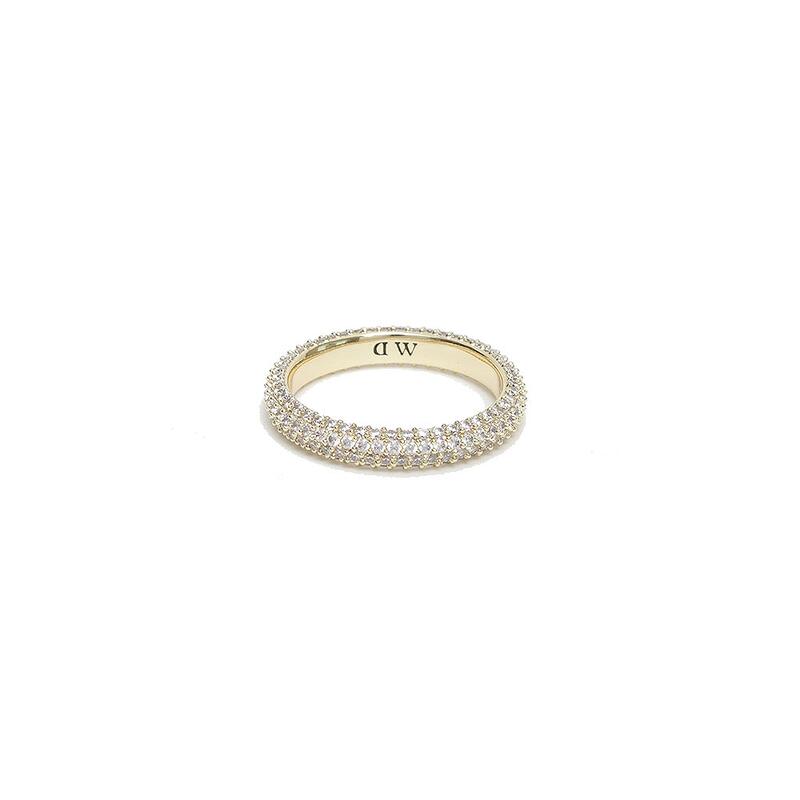 ダニエルウェリントン DANIEL WELLINGTON PAV・・ CRYSTAL RING 輪っか 佩び物 DW00400651 レディース ゴールド 23号