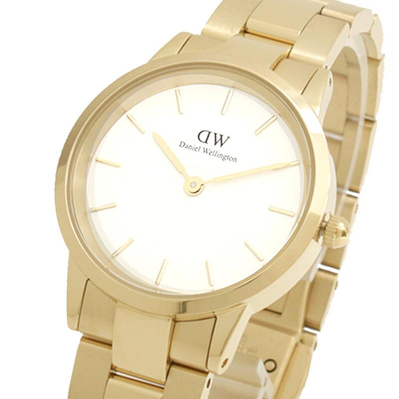 ダニエルウェリントン DANIEL WELLINGTON ICONIC LINK DW00100565 ウオッチ レディース 白いこと 石英