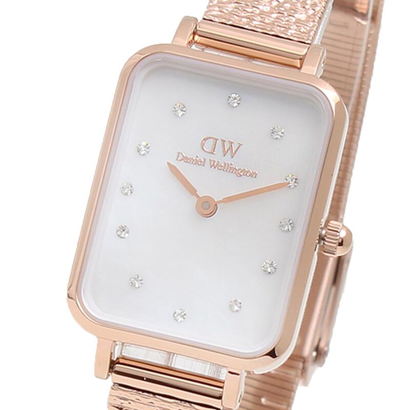 ダニエルウェリントン DANIEL WELLINGTON ウオッチ レディース QUADRO 26 DW00100578 クアドロ 白いこと