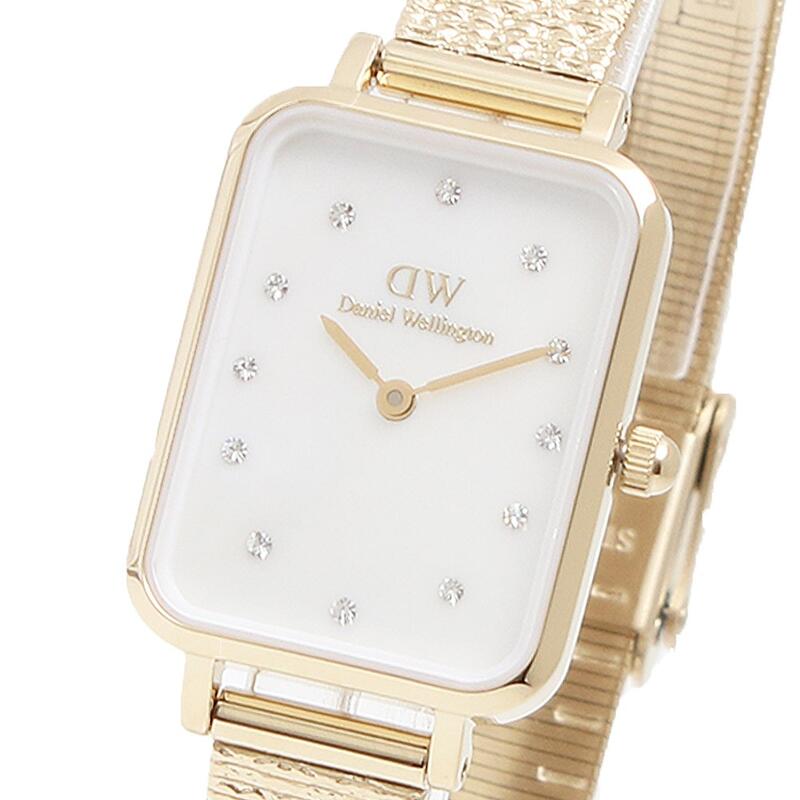 ダニエルウェリントン DANIEL WELLINGTON ウオッチ レディース QUADRO 26 DW00100582 クアドロ 白いこと
