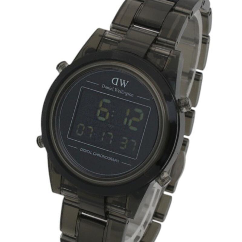 ダニエルウェリントン DANIEL WELLINGTON RETRO DIGITAL DW00100759 ウオッチ メンズ レディース 黒いこと クロノグラフ 石英 デジタル 36粍 暗然たる薄墨色