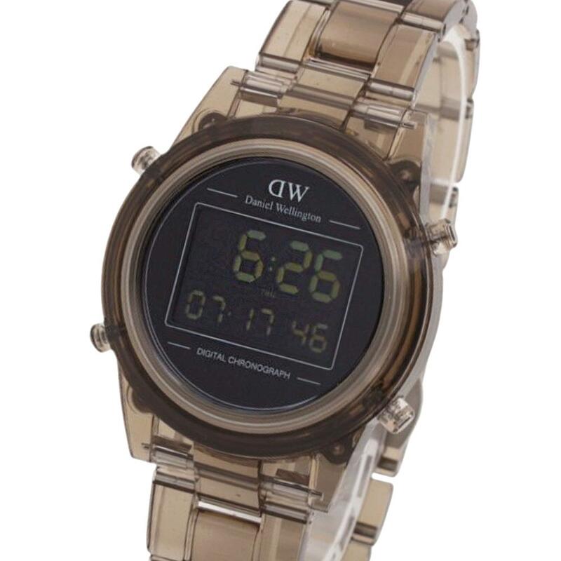 ダニエルウェリントン DANIEL WELLINGTON RETRO DIGITAL DW00100761 ウオッチ メンズ レディース 黒いこと クロノグラフ 石英 デジタル 36粍 暗然たる赤銅色