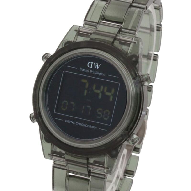 ダニエルウェリントン DANIEL WELLINGTON RETRO DIGITAL DW00100762 ウオッチ メンズ レディース 黒いこと クロノグラフ 石英 デジタル 36粍 暗然たる緑であること
