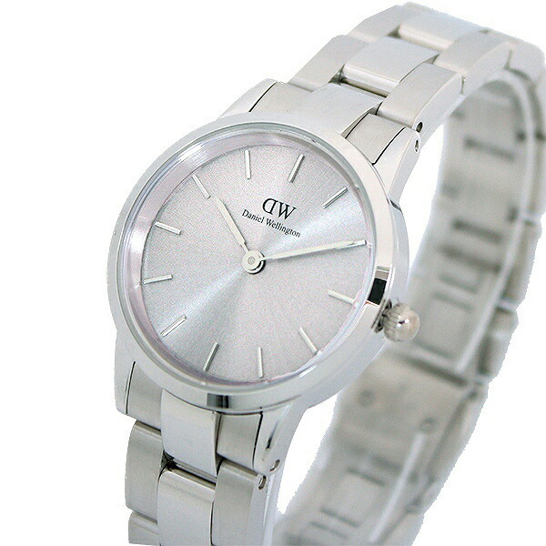 ダニエルウェリントン ウオッチ ICONIC LINK UNITONE 28 しろがね色 DW00100402
