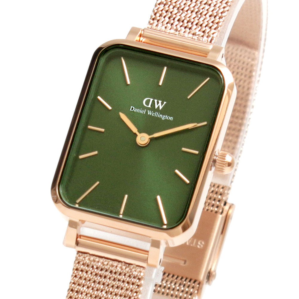 ダニエルウェリントン DANIEL WELLINGTON QUADRO PRESSED MELROSE EMERALD DW00100445 ウオッチ レディース エメラルド 石英