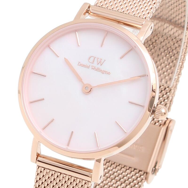 ダニエルウェリントン ウオッチ PETITE MELROSE PEARL 28 DW00100513 ペティート さくら色