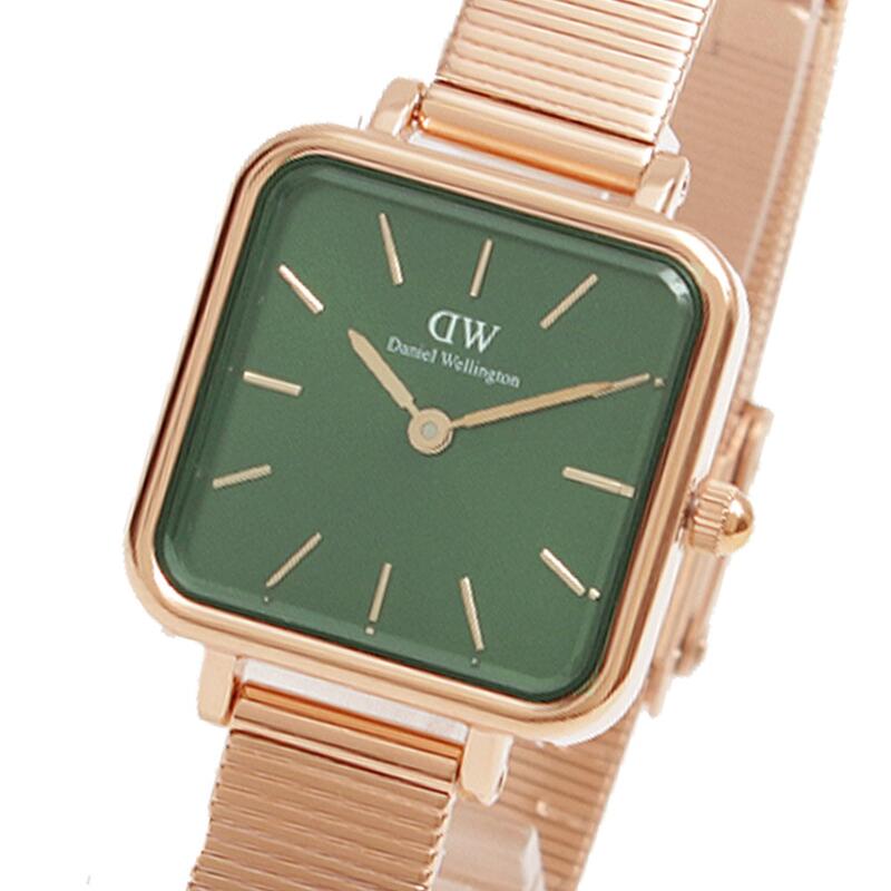 ダニエルウェリントン DANIEL WELLINGTON QUADRO STUDIO DW00100519 ウオッチ レディース エメラルド 石英