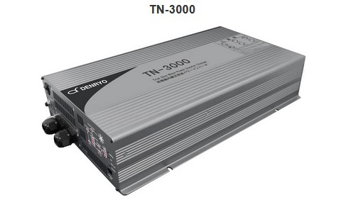TN-3000-148G 電菱 DENRYO TNシリーズ 1台3役充電器内蔵DC-AC正弦波インバータ 商用電源からの充電 太陽電池充電 インバータ 太陽電池充放電コントローラ バッテリー充電器まとめて1台 63,360円