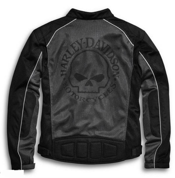 【楽天市場】Harley Davidson ハーレーダビッドソン メンズ ジャケットMen's Skull Mesh Riding