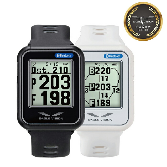 鷲幻影 ご覧なさる 6 EV-236 ウオッチ型 GPSゴルフナビ EAGLE VISION WATCH 6 朝日ゴルフ 軽さ みちびき