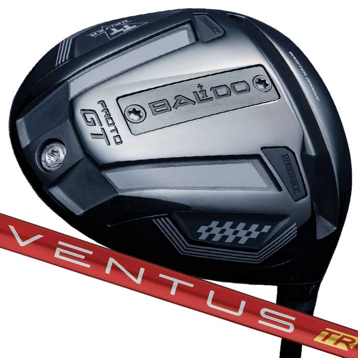 (カスタム野球クラブ)バルド BALDO TT DRIVER GT PROTO 420 SHALLOW １番ウッド フジクラ VENTUS TR RED