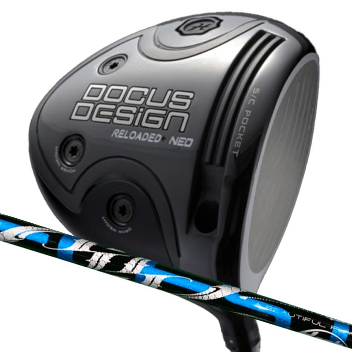 (カスタム１番ウッド) ドゥーカス DOCUS RELOADED+ NEO Driver アーチ形 Natural 9 CELESTE
