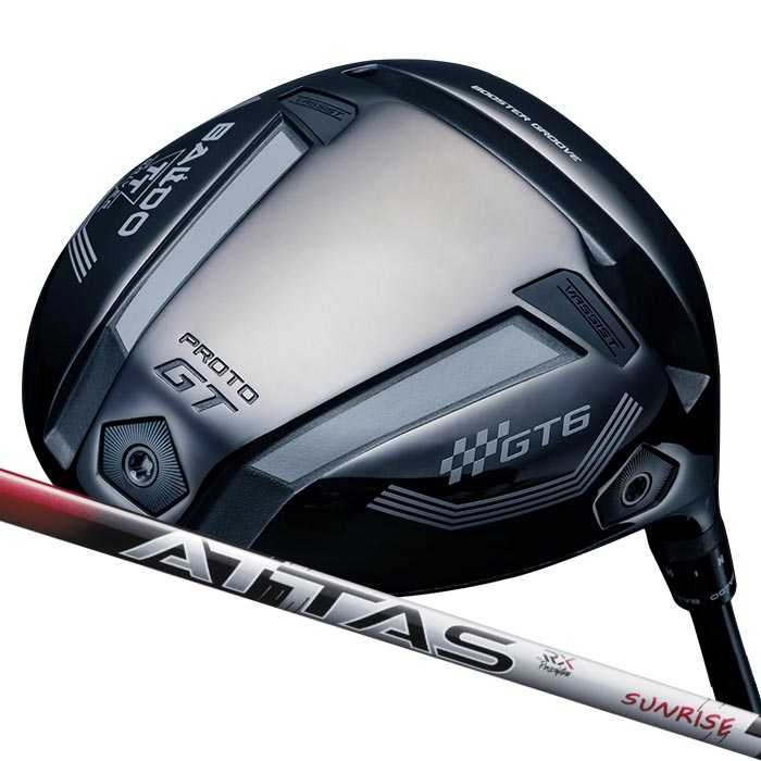 (カスタム野球クラブ)バルド BALDO TT DRIVER GT6 SHALLOW PROTO １番ウッド USTマミヤ アッタスRXサンライズレッド
