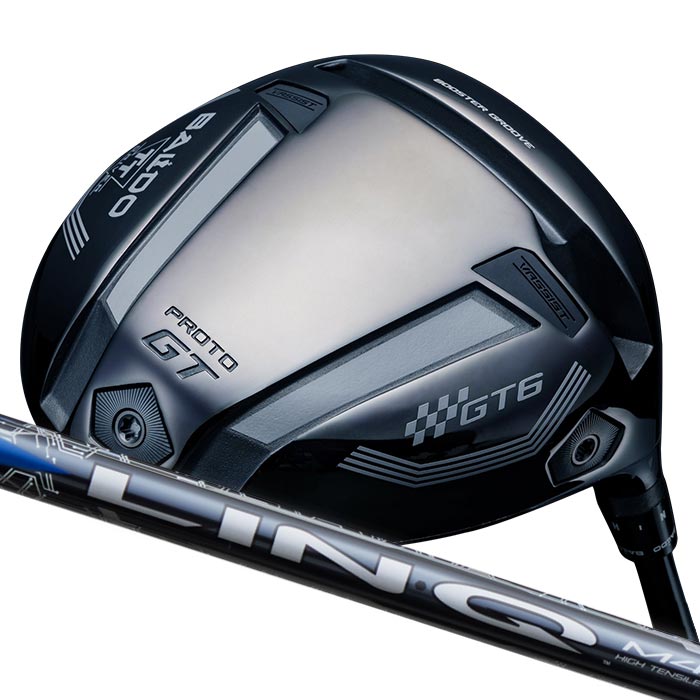 (カスタム野球クラブ)バルド BALDO TT DRIVER GT6 SHALLOW PROTO １番ウッド USTマミヤ LIN-Q BLUE