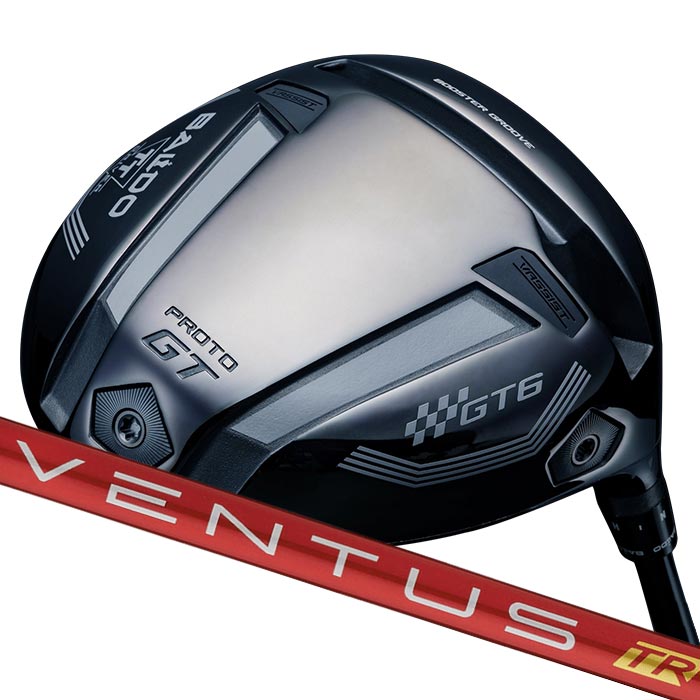 (カスタム野球クラブ)バルド BALDO TT DRIVER GT6 SHALLOW PROTO １番ウッド フジクラ VENTUS TR RED