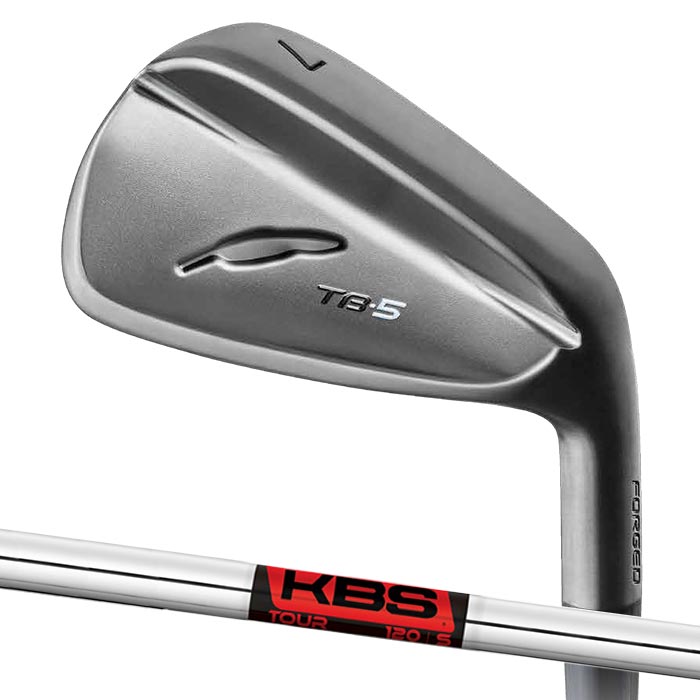 【メーカーカスタム】FOURTEEN フォーティーン TB-5 FORGED(25) アイアン ブラックサテン KBS TOUR 5I単品｜WIZARD54