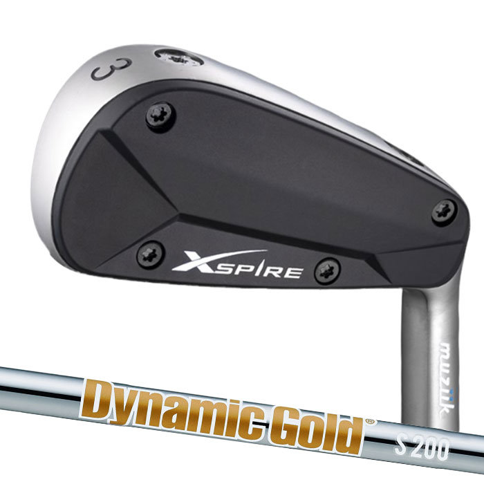 (カスタムクラブ)ムジーク muziik Xspire Titanium UT Iron Dynamic Gold HT ユーティリティ アイアン｜WIZARD54