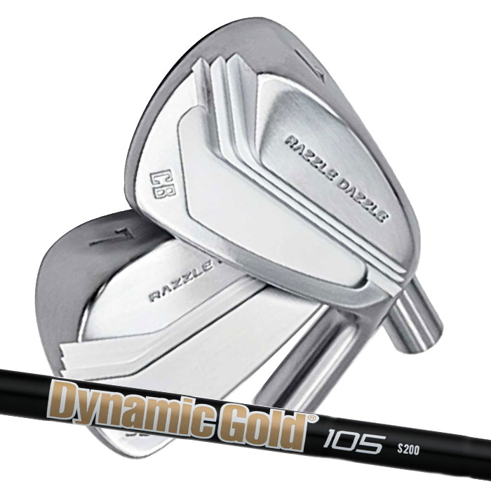 (カスタムアイアン) ラズルダズル CSI-BB / CSI-CB FORGED Dynamic Gold 105 Onyx Black単品 RAZZLE DAZZLE