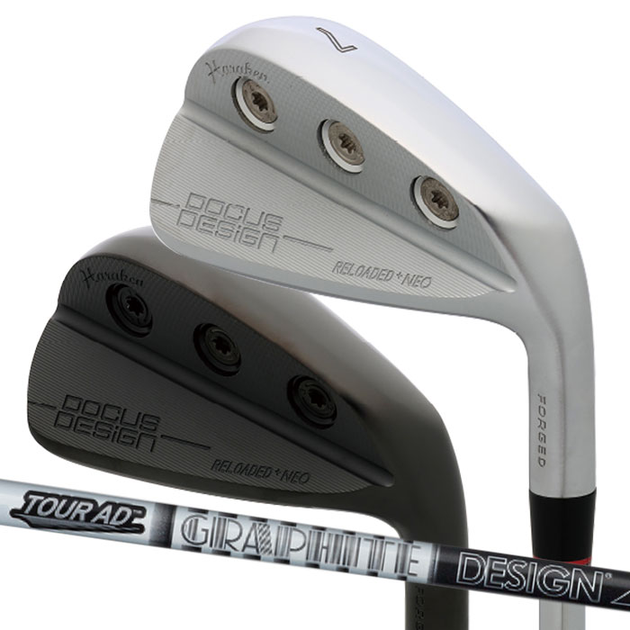 (カスタムクラブ) DOCUS RELOADED+ NEO IRON アイアングラファイトデザイン Tour AD 単品 ドゥーカス｜WIZARD54