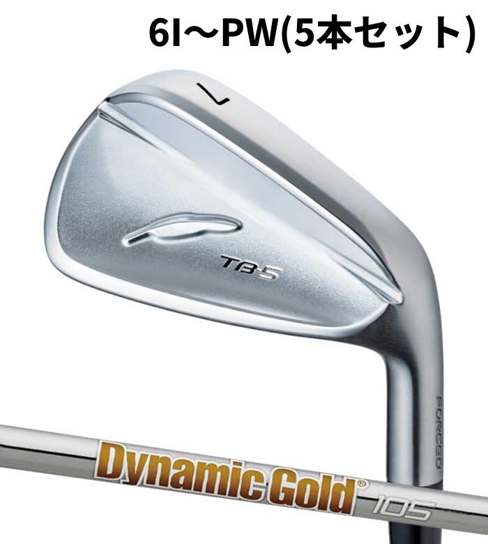 【メーカーカスタム】FOURTEEN フォーティーン TB-5 FORGED(25) アイアン Dynamic Gold 105 6I～PW(5本セット)｜WIZARD54