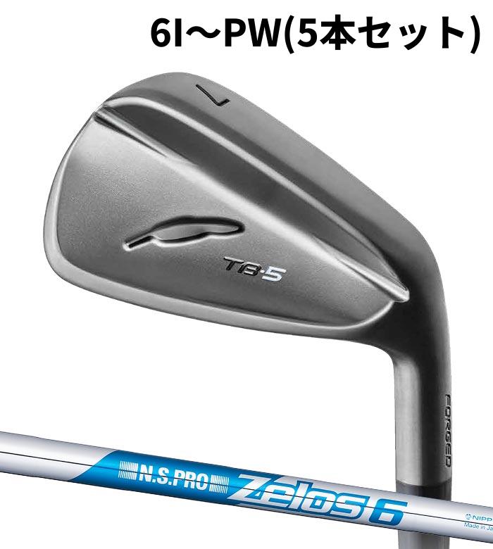 【メーカーカスタム】FOURTEEN フォーティーン TB-5 FORGED(25) アイアン ブラックサテン N.S.PRO ZELOS 6 6I～PW(5本セット)｜WIZARD54