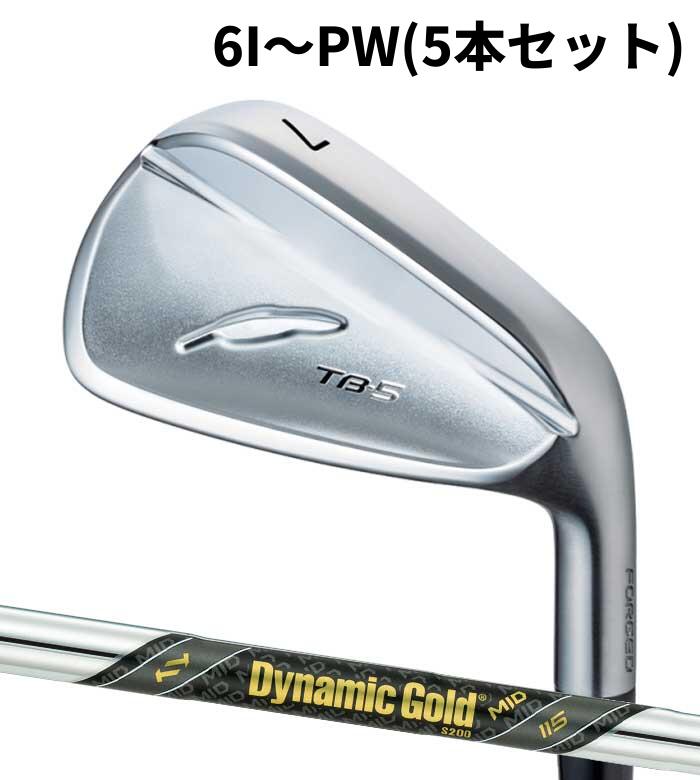 【メーカーカスタム】FOURTEEN フォーティーン TB-5 FORGED(25) アイアン DG MID 115 6I~PW(5本セット)|WIZARD54