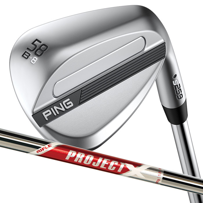 ピン ゴルフ PING S259 Cr ウェッジ B GRIND バウンスグラインド ウエッジ PROJECT X RED 日本定まり品 決定付ける選りすぐる可