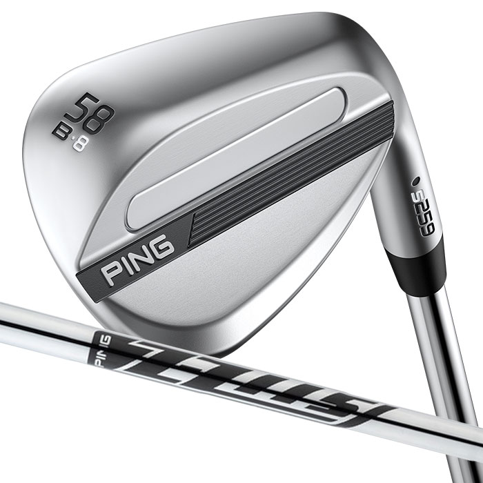 ピン ゴルフ PING S259 クロム ウェッジ B GRIND バウンスグラインド ウエッジ Z-Z115 ウェッジ 日本正規品 左右選択可｜WIZARD54