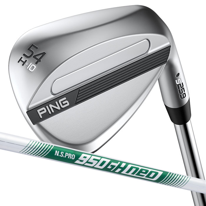 ピン ゴルフ PING S259 クロム ウェッジ H GRIND ハーフムーングラインド ウエッジ　N.S.PRO 950 neo 日本正規品 左右選択可｜WIZARD54