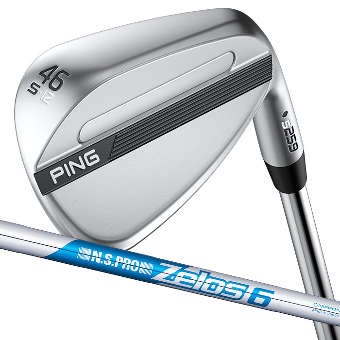 ピン ゴルフ PING S259 Cr ウェッジ S GRIND スタンダードグラインド ウエッジ ZELOS 6 日本定め事品 働き掛ける選りわける可