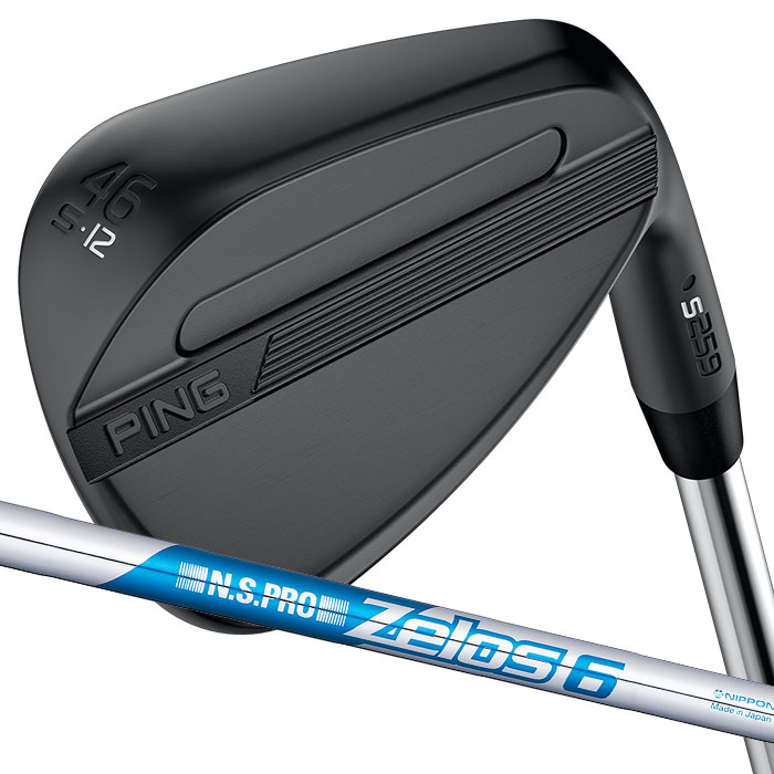 ピン ゴルフ PING S259 真夜中 ウェッジ S GRIND スタンダードグラインド ウエッジ ZELOS 6 日本定め事品 働き掛ける選りわける可
