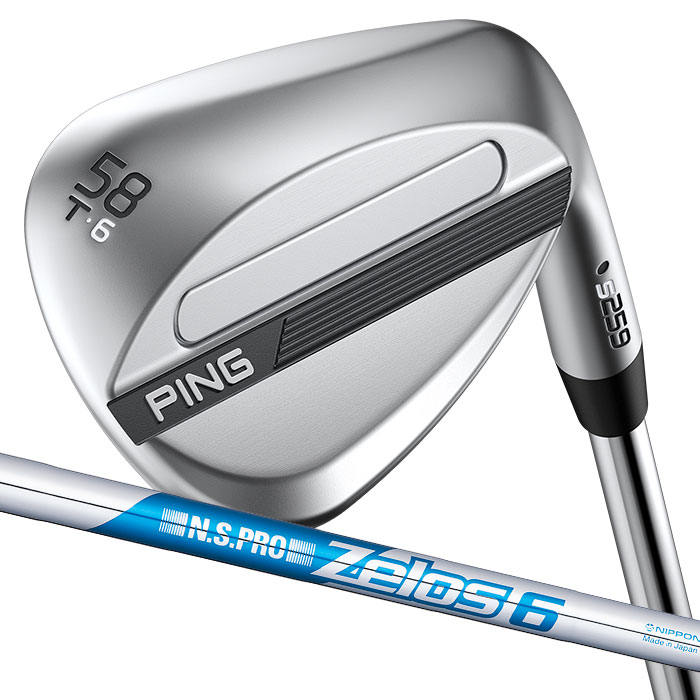 ピン ゴルフ PING S259 Cr ウェッジ T GRIND シングラインド ウエッジ ZELOS 6 日本定め事品 働き掛ける選りわける可