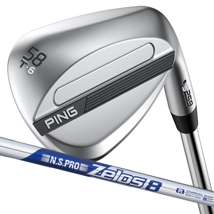 ピン ゴルフ PING S259 Cr ウェッジ T GRIND シングラインド ウエッジ ZELOS 8 日本定め事品 働き掛ける選りわける可