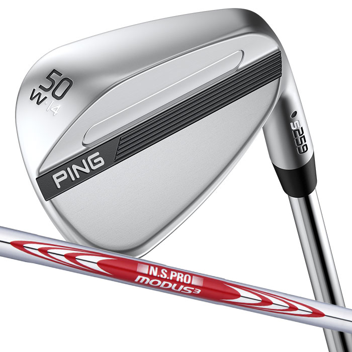 ピン ゴルフ PING S259 クロム ウェッジ W GRIND ワイドグラインド ウエッジ MODUS3 TOUR120 日本正規品 左右選択可｜WIZARD54
