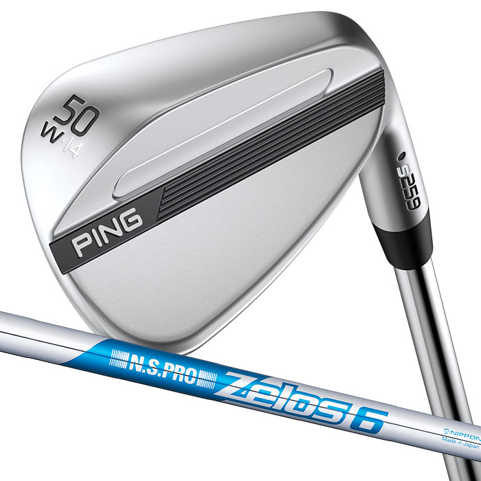 ピン ゴルフ PING S259 Cr ウェッジ W GRIND ワイドグラインド ウエッジ ZELOS 6 日本定め事品 働き掛ける選りわける可