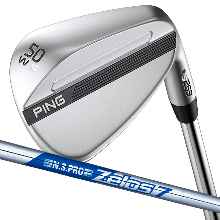 ピン ゴルフ PING S259 Cr ウェッジ W GRIND ワイドグラインド ウエッジ ZELOS 7 日本定め事品 働き掛ける選りわける可